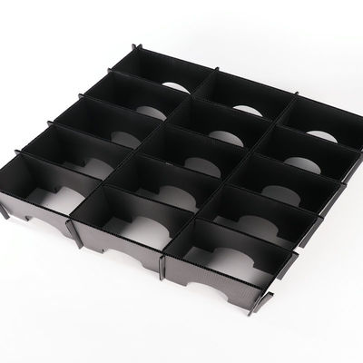 PP Plastic Dividers Box Plastic Bin Dividers Anti Static For Electronic Parts Packaging
