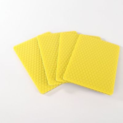Yellow Customized Plastic Honeycomb Sheet Recycled Polypropylene Honeycomb Panel 1500mm
