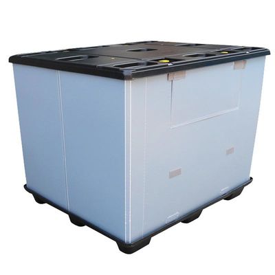 Customized Plastic Coaming Box Moving Folding Storage Containers Waterproof