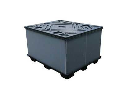 Customers Logo Plastic Pallet Box Polypropylene Plastic Pallet Containers