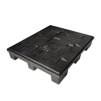 Heavy Duty Plastic Coaming Box Folding Sleeve Pallet Moving Pallet Container With Lid