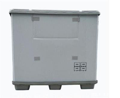 Heavy Duty Plastic Coaming Box Folding Sleeve Pallet Moving Pallet Container With Lid