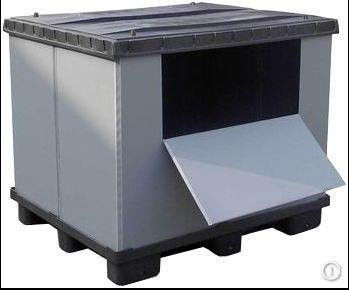 Waterproof Folding Plastic Boxes Washable Recyclable Folding Storage Containers