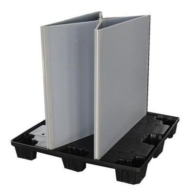 Heavy Duty Plastic Coaming Box Folding Sleeve Pallet Moving Pallet Container With Lid