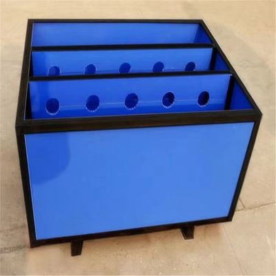 Plastic Turnover Box PP Corrugated Crates Hollow Sheet Customized Flate Surface