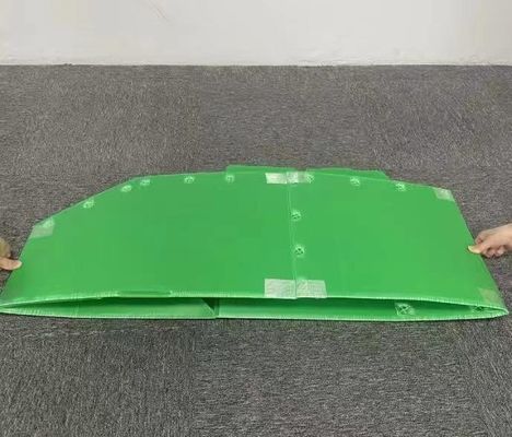 Corrugated Polypropylene Hollow Sheet Green Folding Correx Box
