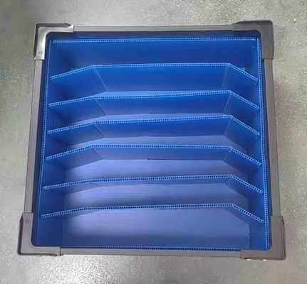 Plastic Turnover Box PP Hollow Crates Turnover Corrugated Sheet Anti-Static