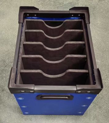 Plastic Turnover Box PP Hollow Crates Turnover Corrugated Sheet For Moving