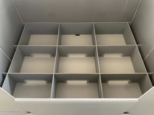 555 X 415MM Plastic Turnover Box PP Sleeve Pallet Container Honeycomb Sheet Boarding