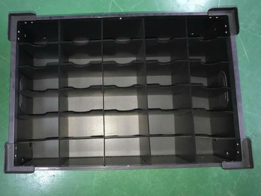 Waterproof Snap Lock Plastic Dividers Box Plastic Divider Container Carton For Storage