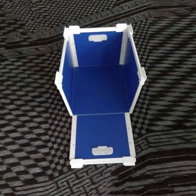 Reusable Plastic Moving Shipping Totes Box blue corrugated bins for warehouse