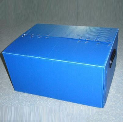 Lightweight Plastic Corrugated Box Blue Eco Friendly Plastic Packing Crates