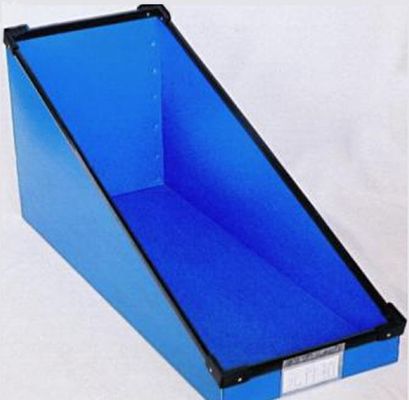 Lightweight Plastic Corrugated Box Blue Eco Friendly Plastic Packing Crates
