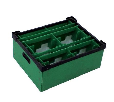 Plastic Turnover Box Partition And Dividers For Electronic Parts Corrugated Hollow Sheet