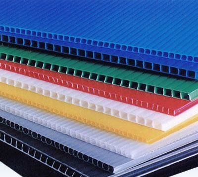Crystal Clear PP Hollow Sheet Corrugated Polypropylene Plastic Board