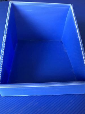 Plastic Turnover Box Customized Shape PP Corrugated Sheet Hollow Board