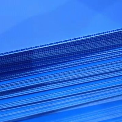 Raw Material Plastic Hollow Sheet 2mm - 10mm Corrugated PP Board Smooth Surface