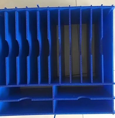 Plastic Dividers Box PP Hollow Sheet Corrugated Board Partition For Auto Parts