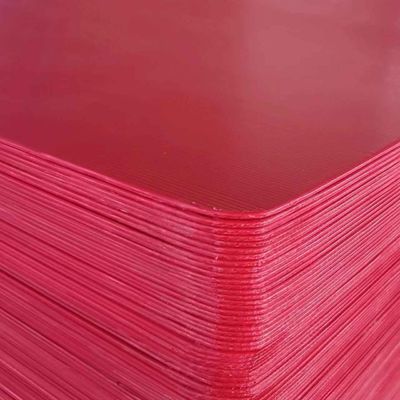Plastic Corrugated Sheet PP Hollow Sheet Covered Edge Corona