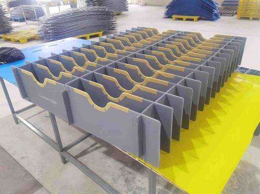 Plastic Dividers Box PP Corrugated Sheet Hollow Board Shipping For Any Shape