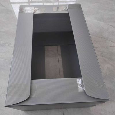Lightweight Reusable Corrugated Plastic Crates Waterproof Stackable Warehouse Box