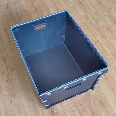 Polypropylene Stackable Warehouse Bins Corrugated Fluted Board PP Totes Box