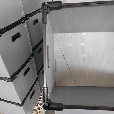 Plastic Turnover Box  PP Hollow Sheet Corrugated Board Customized Handle Carton