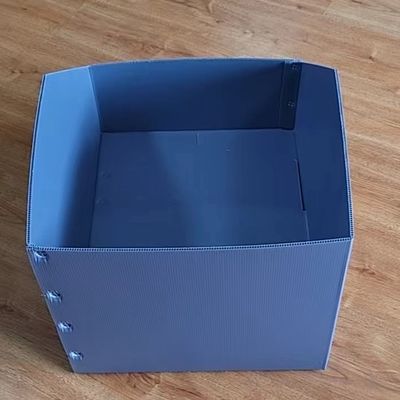 Polypropylene Stackable Warehouse Bins Corrugated Fluted Board PP Totes Box