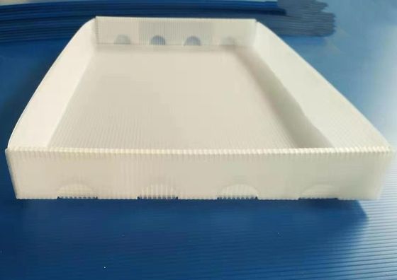 Polypropylene Corrugated Plastic Crates White Hollow Sheet Tray Archival Waterproof Box