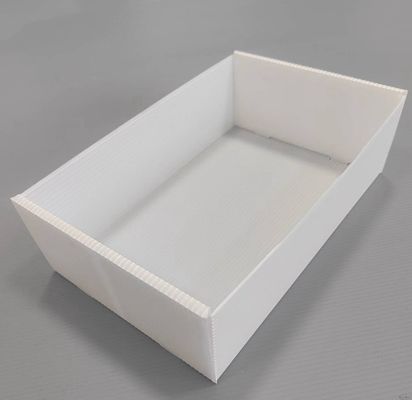 PP Corrugated Plastic Shipping Boxes Box 50lbs Hardness Plastic Crate