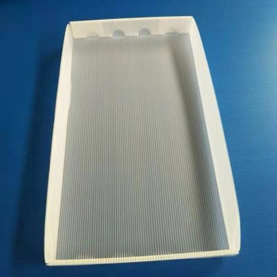 Polypropylene Corrugated Plastic Crates White Hollow Sheet Tray Archival Waterproof Box