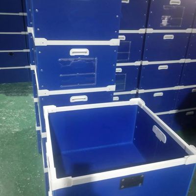 Customized Plastic Turnover Box Pp Plastic Crates Customized Handle Moving Carton