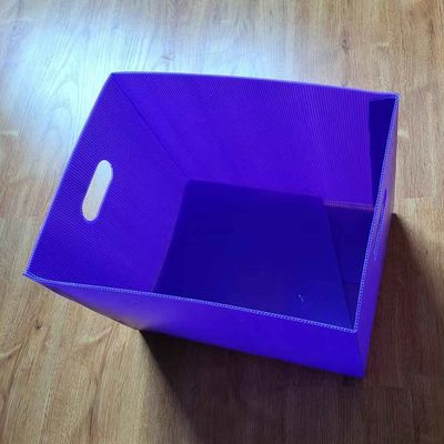 Anti Static Corrugated Plastic Crate Bin Lightweight Shakeproof Plastic Shipping Boxes