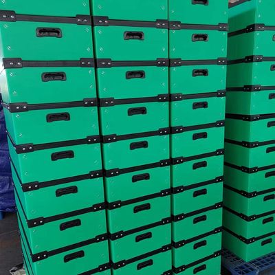 50kg Corrugated Plastic Moving Boxes Crates Hollow Sheet Turnover Box Plastic Crate Storage Boxes
