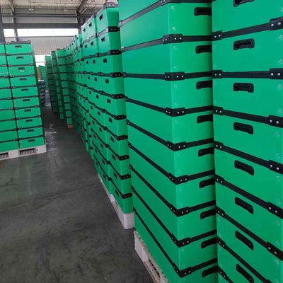 50kg Corrugated Plastic Moving Boxes Crates Hollow Sheet Turnover Box Plastic Crate Storage Boxes