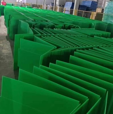 Anti Pressure Anti Corrosion Plastic Corrugated Box Green PP Hollow Sheet