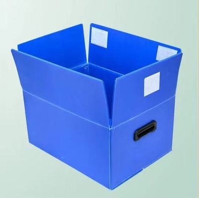 Plastic Corrugated Box Recyclable And Reusable PP Hollow Sheet Container