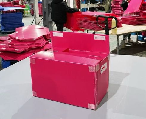 Plastic Turnover Box PP Corrugated Sheet Hollow Moving Container