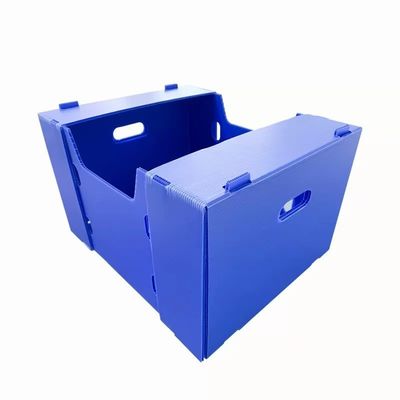 Plastic Turnover Box PP Corrugated Sheet Hollow Fruits And Vegetables Moving Container