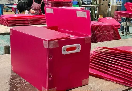 Plastic Turnover Box PP Corrugated Sheet Hollow Moving Container