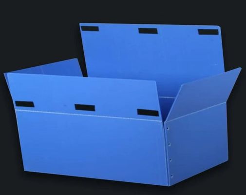 Plastic Stackable Corrugated Box Packing Storage For Businesses