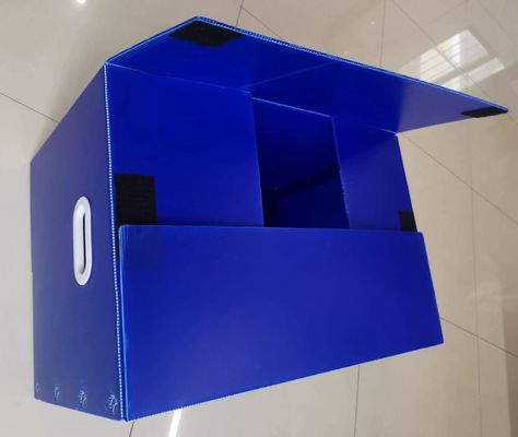 Plastic Stackable Corrugated Box Packing Storage For Businesses