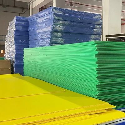 PP Hollow Panel Plastic Corrugated Sheet Customized Any Size Box