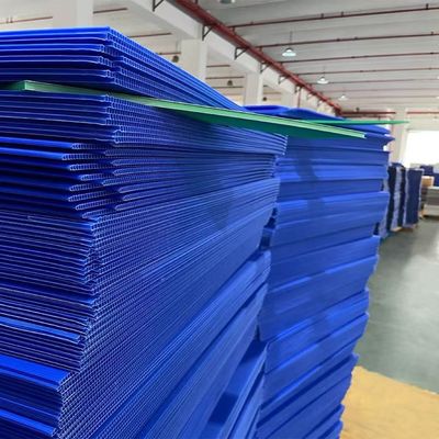 PP Hollow Panel Plastic Corrugated Sheet Customized Any Size Box