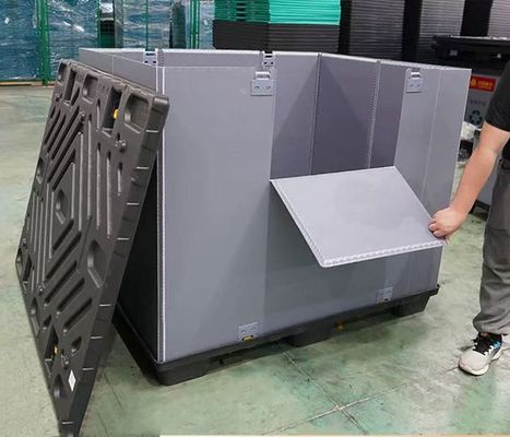 Customizable Plastic Pallet Box For Shipping And Storge Good Load-bearing