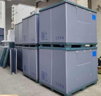 Plastic Pallet Box PP Corrugated Sheet Honeycomb Board Folding Shipping Container
