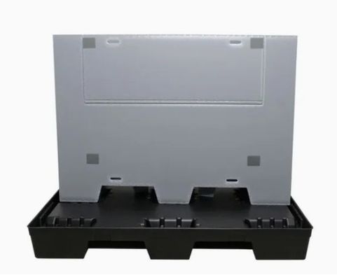 Foldable Sleeve Collapsible Easy Logistics Storage Plastic Pallet Box