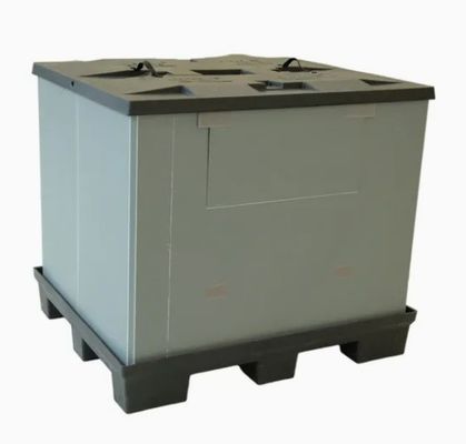 Stackable Folding Pallet Container Logistics Collapsible HDPE Plastic Pallet Box