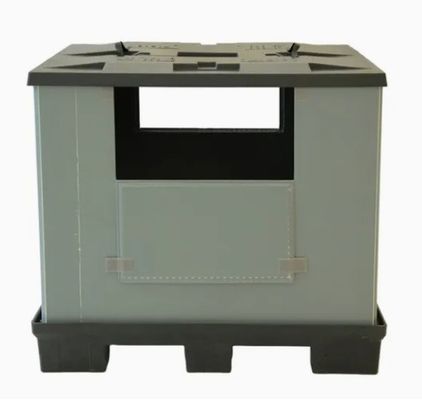 Stackable Folding Pallet Container Logistics Collapsible HDPE Plastic Pallet Box