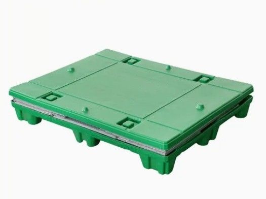 Storage Logistic Sleeve Foldable Coaming Plastic Pallet Box With Lock